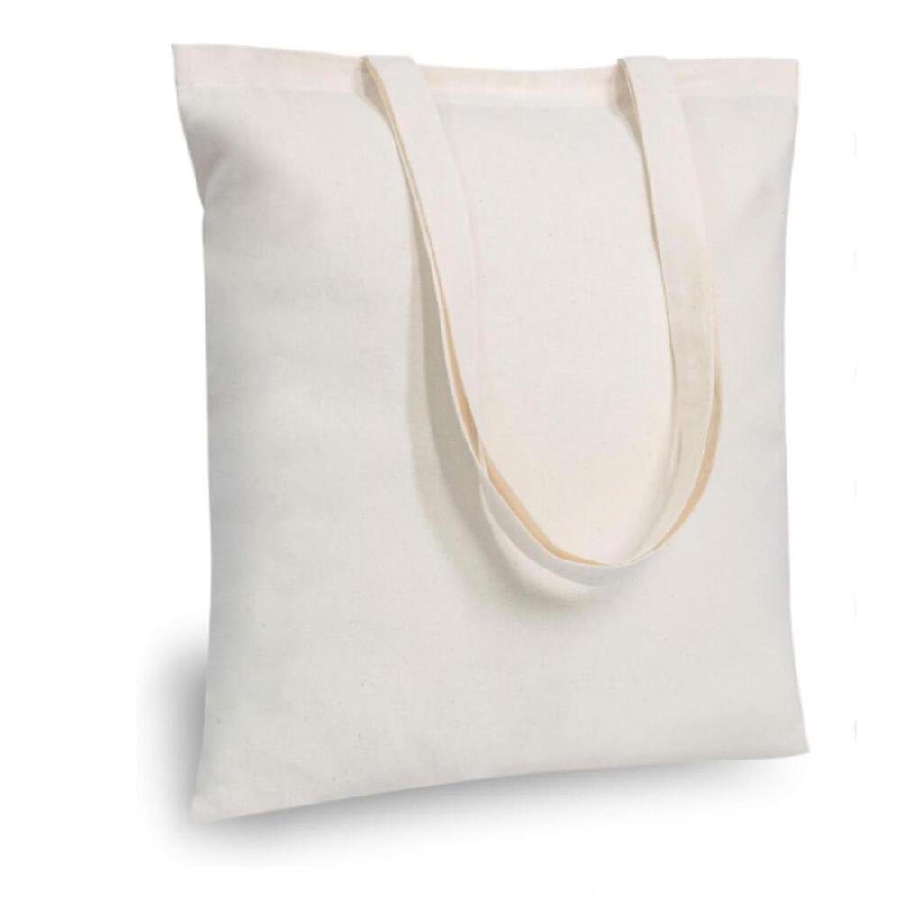 Medium Reusable Cotton Canvas Tote Bag